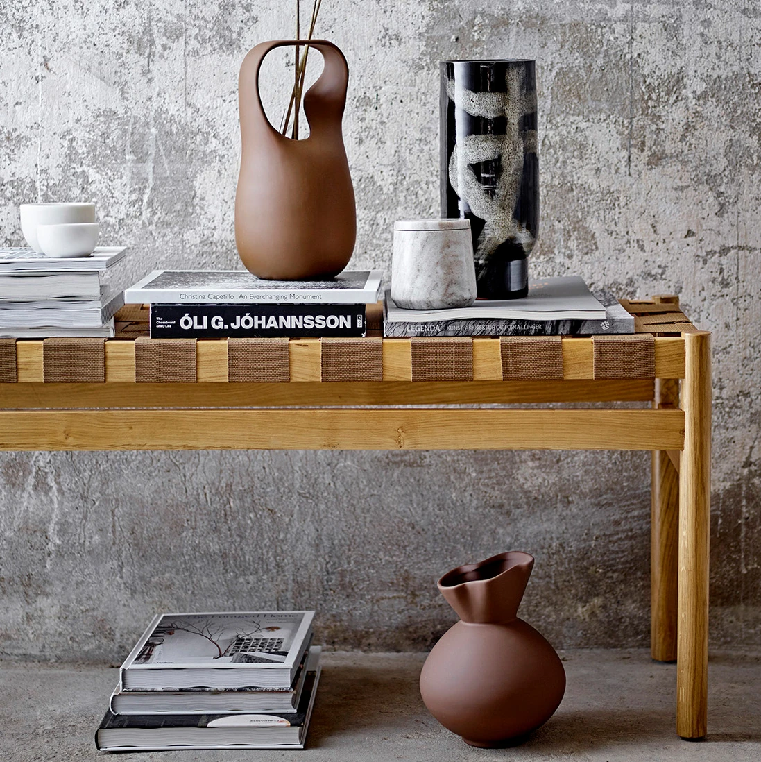 Bloomingville Felica Opbergpot Met Deksel Marmer 4 Bloomingville Felica Opbergpot Met Deksel Marmer - Afbeelding 2