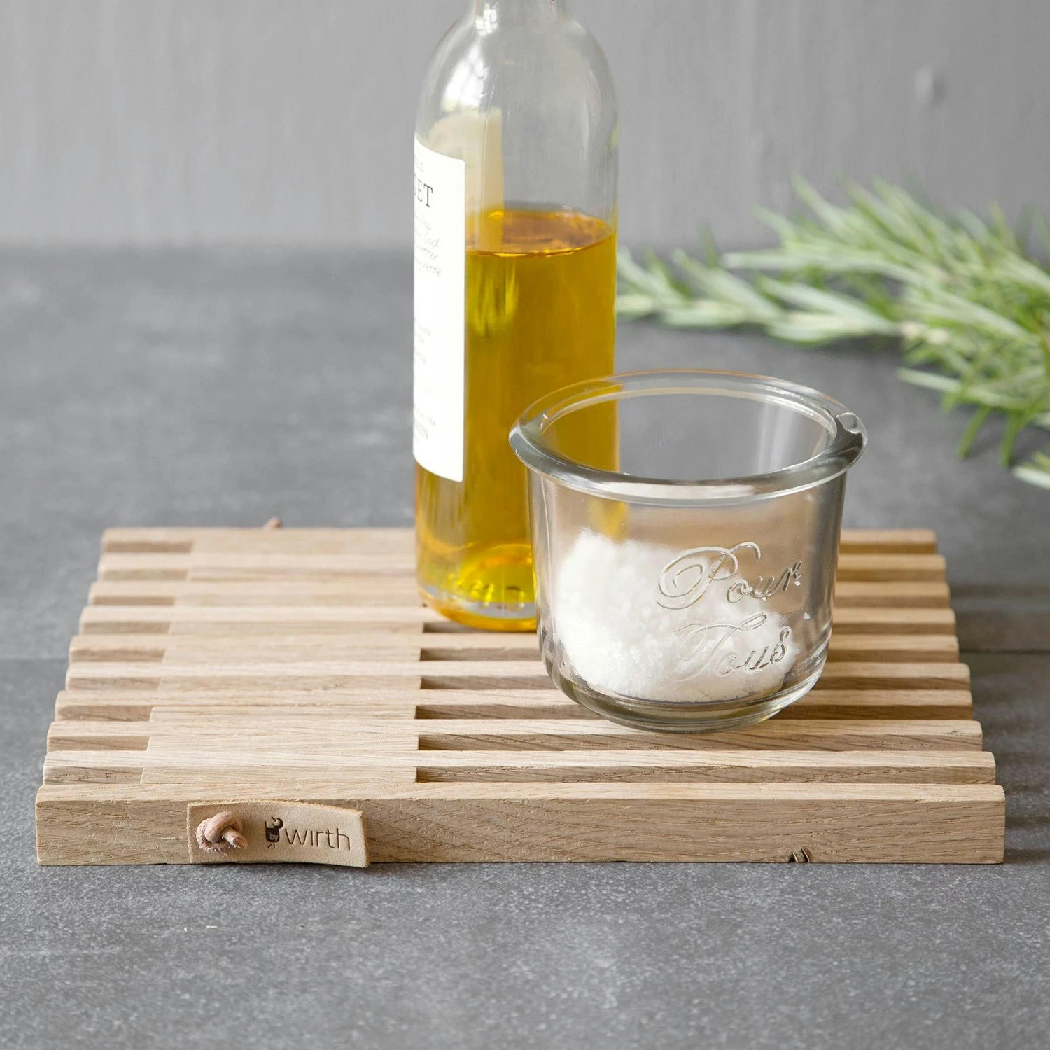 Table Frame Trivet, Oiled Oak 5 Table Frame Trivet, Oiled Oak - Afbeelding 3