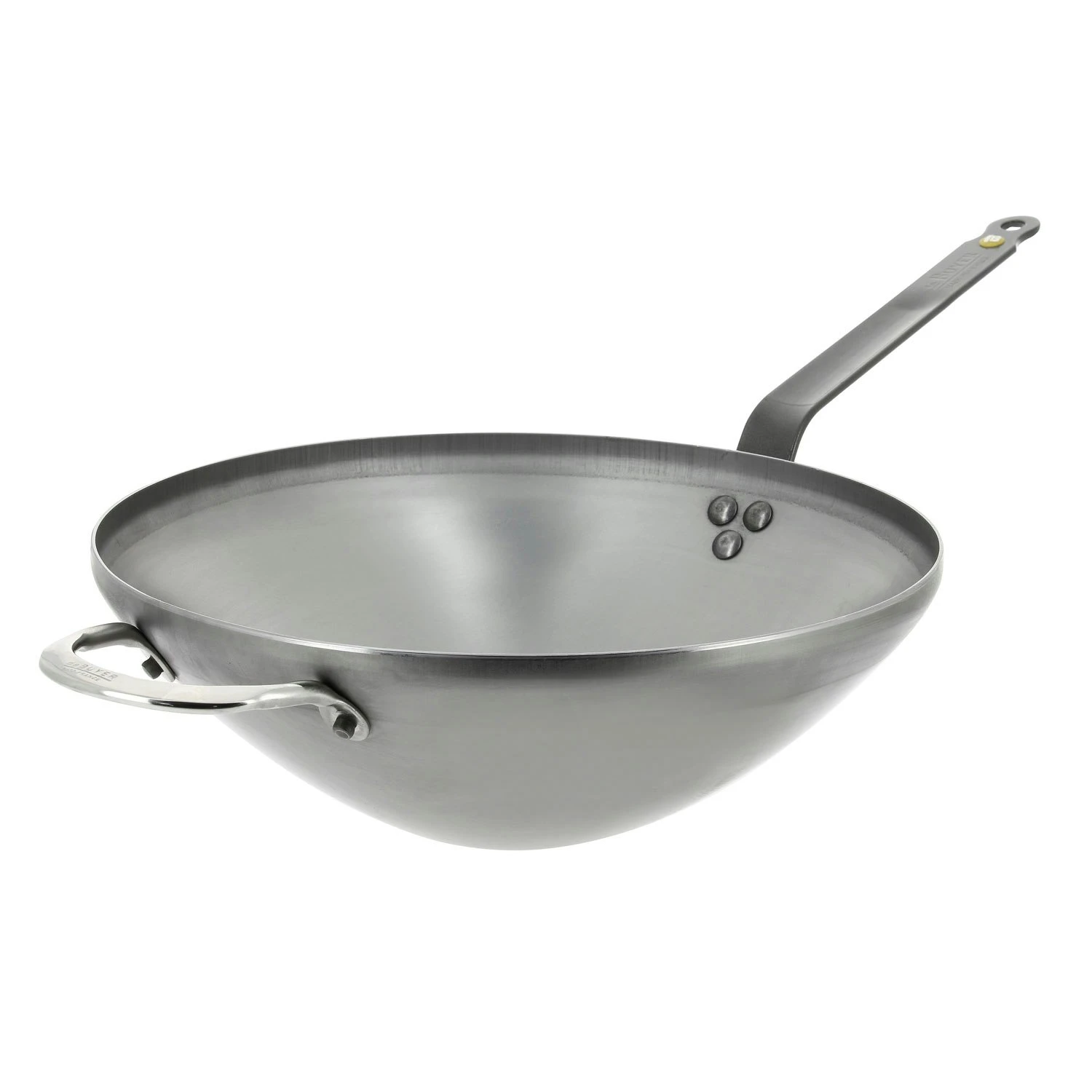 De Buyer Mineral B Element Wok Pan With Extra Handle Ø40 Cm 3 De Buyer Mineral B Element Wok Pan With Extra Handle Ø40 Cm
