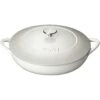 Denby Natural Canvas Gietijzeren Pot Oppervlakkig Ø30 Cm, Wit -Huis Keuken denby cast iron 30cm shallow casserole 12