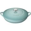 Denby Pavilion Gietijzeren Pot Oppervlakkig Ø30 Cm, Lichtblauw -Huis Keuken denby cast iron 30cm shallow casserole 2