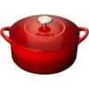 Denby Pomegranate Gietijzeren Pot Rond Ø24 Cm, Rood -Huis Keuken denby cast iron round casserole 24 cm 10