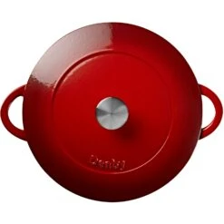 Denby Pomegranate Gietijzeren Pot Oppervlakkig Ø30 Cm, Rood 6 Denby Pomegranate Gietijzeren Pot Oppervlakkig Ø30 Cm, Rood -Huis Keuken denby gietijzeren pot oppervlakkig 30 cm 3