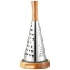 Dorre Rita Grater, Stainless Steel/Acacia Wood -Huis Keuken dorre rita grater stainless steel acacia wood 0