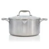 EGO Saucepan With Glass Lid 5 L, Stainless Steel -Huis Keuken ego kastrull med glaslock stainless steel 5