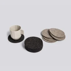 Hay Onderzetter Glasunderlägg, Mörkgrå -Huis Keuken hay coaster coasters dark gray 5