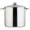 Heirol Steelpan Met Glazen Deksel 30 Cm 15 L -Huis Keuken heirol kittel 15 liters 0