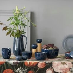 Kähler Hammershøi Spice Mill Small, Indigov -Huis Keuken kahler hammershi grinder h145 dark green 7