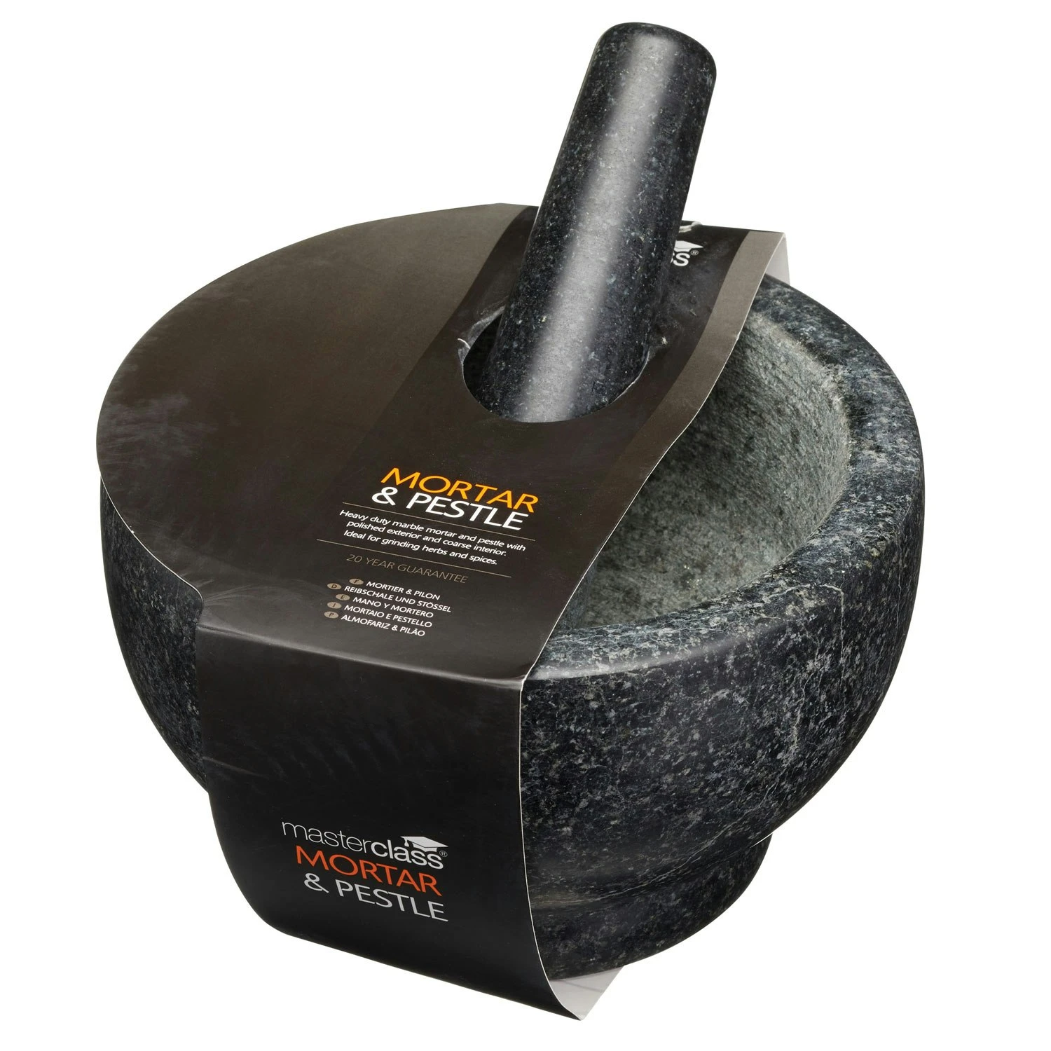 Kitchen Craft Master Class Quarry Mortar, Granite 4 Kitchen Craft Master Class Quarry Mortar, Granite - Afbeelding 2