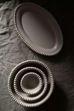 Daria Kom 18 Cm, Cotton White -Huis Keuken potteryjo daria kom 18 cm 49