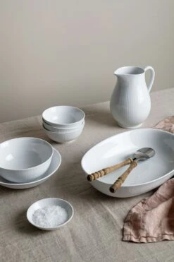 Rörstrand Swedish Grace Ovenvaste Schaal 20 X 28 Cm, Snow -Huis Keuken rorstrand swedish grace ovenvaste schaal 20 x 28 cm snow 6