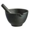 Satake Nabe Mortar With Pestle, Black 2 Satake Nabe Mortar With Pestle, Black -Huis Keuken satake nabe mortar with pestle black 0