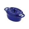 Staub Oval Ceramic Casserole 20 Cl, Dark Blue 2 Staub Oval Ceramic Casserole 20 Cl, Dark Blue -Huis Keuken staub oval ceramic casserole 20 cl dark blue 0