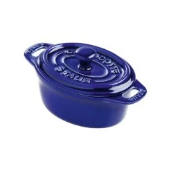 Staub Oval Ceramic Casserole 20 Cl, Dark Blue