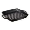 Staub Griddle Pan 28x28 Cm, Black 2 Staub Griddle Pan 28x28 Cm, Black -Huis Keuken staub staub griddle pan 28x28 cm 2
