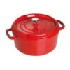 Staub Round Cocotte 26 Cm 5,2 L, Red 2 Staub Round Cocotte 26 Cm 5,2 L, Red -Huis Keuken staub staub round cocotte red 2