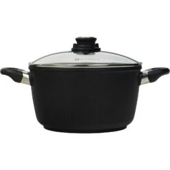 XD Braadpan Met Glazen Deksel Inductie, 24 Cm -Huis Keuken swiss diamond xd braadpan met glazen deksel inductie 2